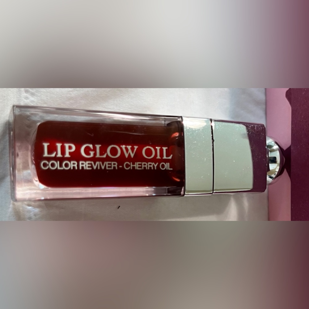 Dior Addict Lip Glow Oil Lip Reviver - Cherry Oil Bronzed Glow Full Size New - Picture 6 of 7